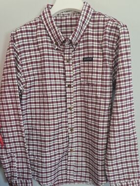 Bpy's Red Plaid Button-Down Shirt